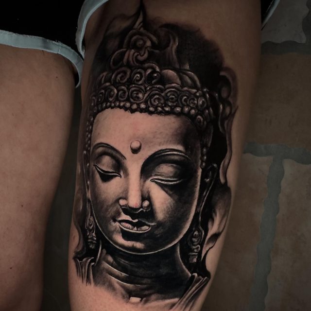 #buddatattoo #budda #yogatattoo #realistictattoo #tattoo #tattooart #tattooideas #tattoomodel #inkedgirl #inked #tattoolife #tattooed #tattoolove